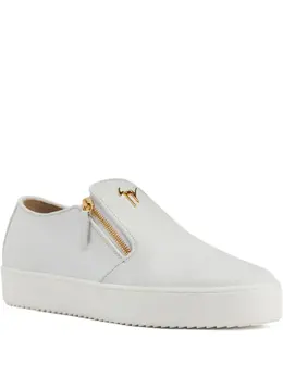 Giuseppe Zanotti: Белые мокасины 