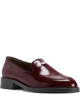Giuseppe Zanotti: Бордовые лоферы 