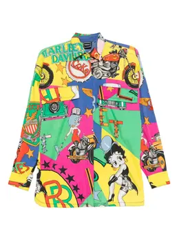 Versace Pre-Owned: Голубая рубашка 