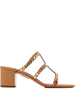 Aquazzura: Светлые сандалии  Tequila