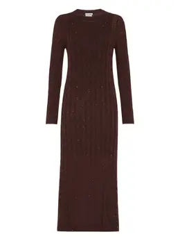 Brunello Cucinelli: Трикотажное платье 