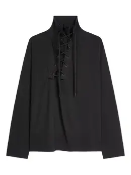 DRIES VAN NOTEN: Кружевная футболка 