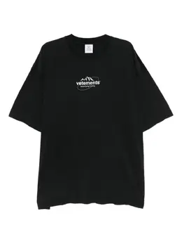 VETEMENTS: Футболка с принтом 