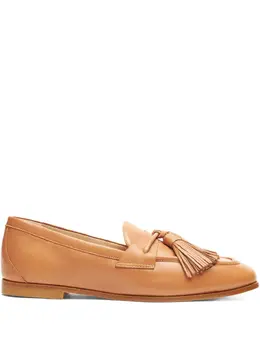 Stuart Weitzman: Светлые лоферы 