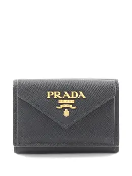 Prada Pre-Owned: Чёрный кошелёк 