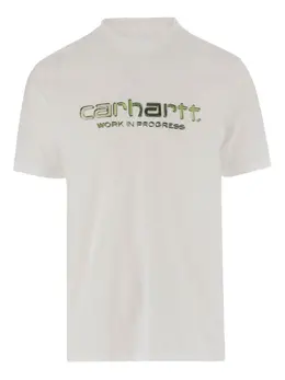 Carhartt WIP: Белая футболка  Script