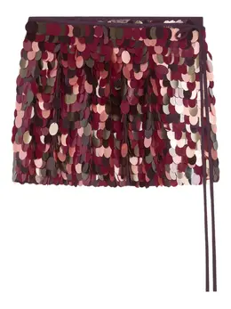 DRIES VAN NOTEN: Юбка с блёстками 
