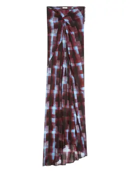 DRIES VAN NOTEN: Драпированная юбка 
