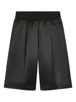 DRIES VAN NOTEN: Чёрные шорты 