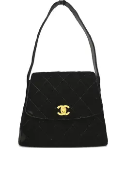 CHANEL Pre-Owned: Чёрная сумка 