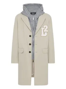 DSQUARED2: Пальто с капюшоном 