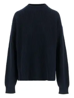 Jil Sander: Синий свитер 