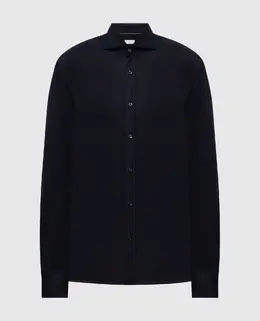Brunello Cucinelli: Синяя рубашка 
