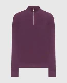 Brunello Cucinelli: Фиолетовый свитер 