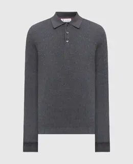 Brunello Cucinelli: Серый свитер 