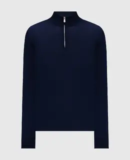 Brunello Cucinelli: Синий свитер 