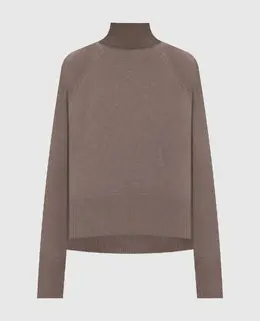 Brunello Cucinelli: Коричневый свитер 