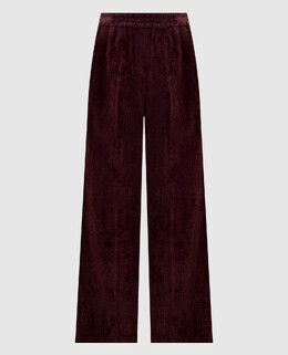 Brunello Cucinelli: Бордовые брюки 