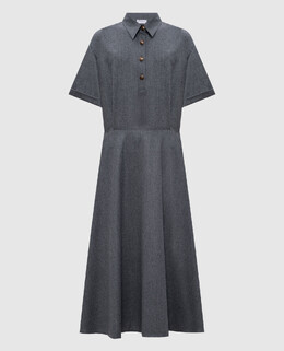 Brunello Cucinelli: Серое платье 