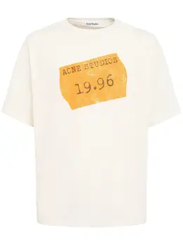 ACNE STUDIOS: Белая футболка 