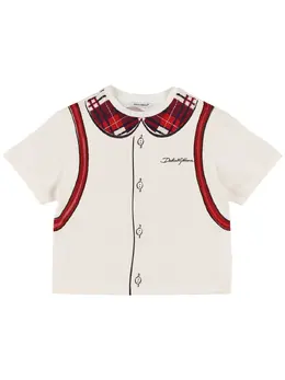 DOLCE & GABBANA: Бавовняні футболки  T