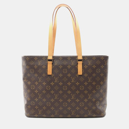 Louis Vuitton: Коричневая сумка 