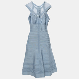 Herve Leger: Голубое платье 