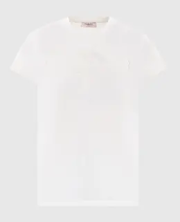 Twinset: Бежевая футболка 