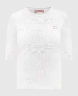 Twinset: Бежевый топ 