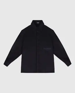 Balmain: Синяя рубашка 
