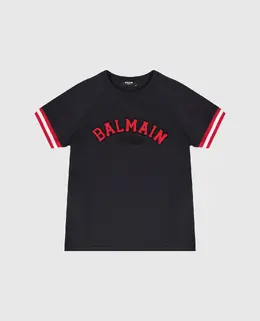 Balmain: Синяя футболка 