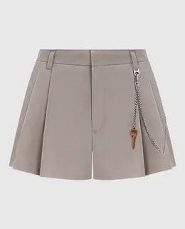 Alexander Wang: Шорты цвета хаки 