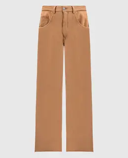 Maison Margiela MM6: Коричневые брюки 