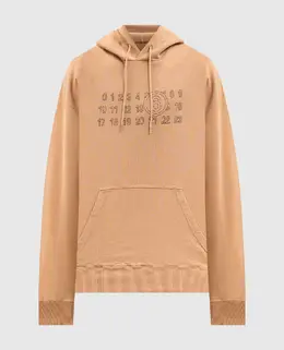Maison Margiela MM6: Коричневі толстовки 