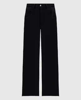 Maison Margiela MM6: Чёрные брюки 