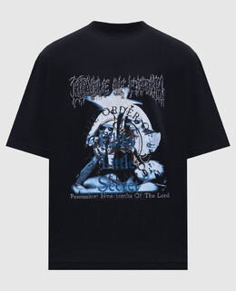 Vetements: Чёрная футболка 
