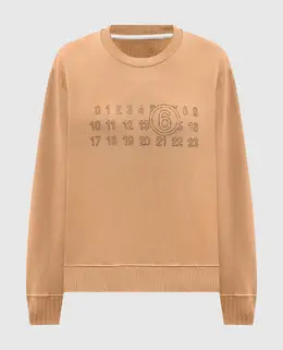 Maison Margiela MM6: Коричневі світшоти 