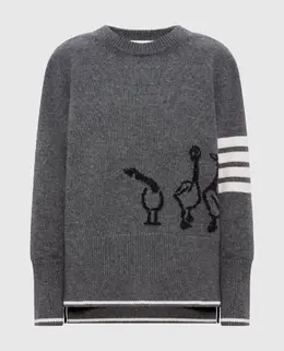 Thom Browne: Сірі светри 
