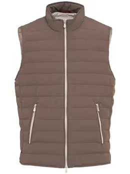 BRUNELLO CUCINELLI: Тёмный жилет 