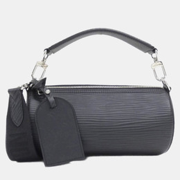 Louis Vuitton: Чёрная сумка  Épi