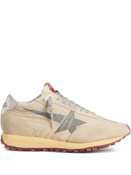 Golden Goose: Бежевые кроссовки  Star