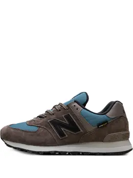 New Balance: Тёмные кроссовки  574