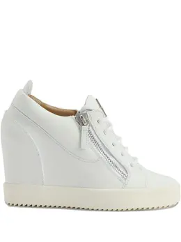 Giuseppe Zanotti: Белые кроссовки  Addy