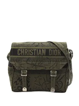 Christian Dior Pre-Owned: Сумка цвета хаки 