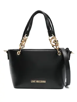 Love Moschino: Чёрная сумка-шоппер 