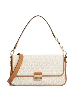 Michael Michael Kors: Бежевая сумка 
