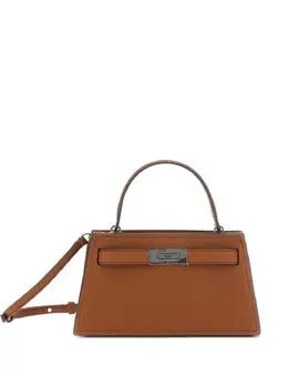 Tory Burch: Коричневая сумка-шоппер  Lee Radziwill