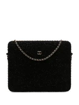 CHANEL Pre-Owned: Чёрная сумка через плечо 