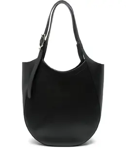 Longchamp: Чёрная сумка-шоппер  Le Foulonné