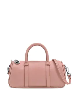 Longchamp: Розовая сумка-шоппер 